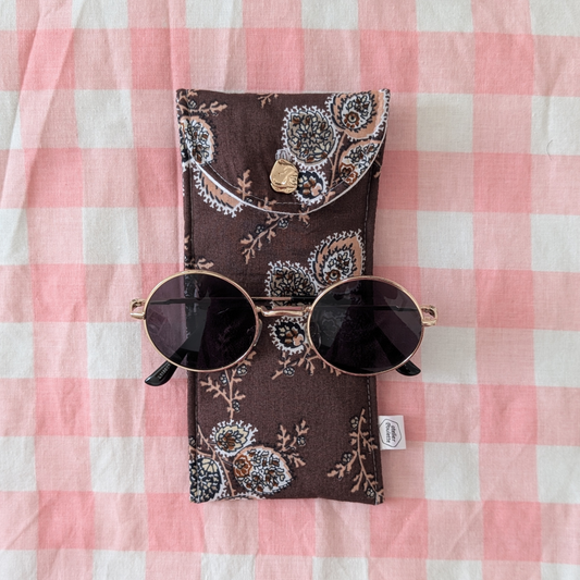 Etui à lunettes bohème