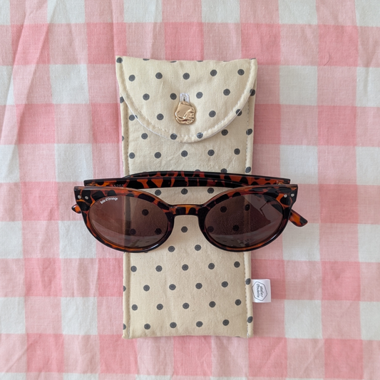 Etui à lunettes à pois
