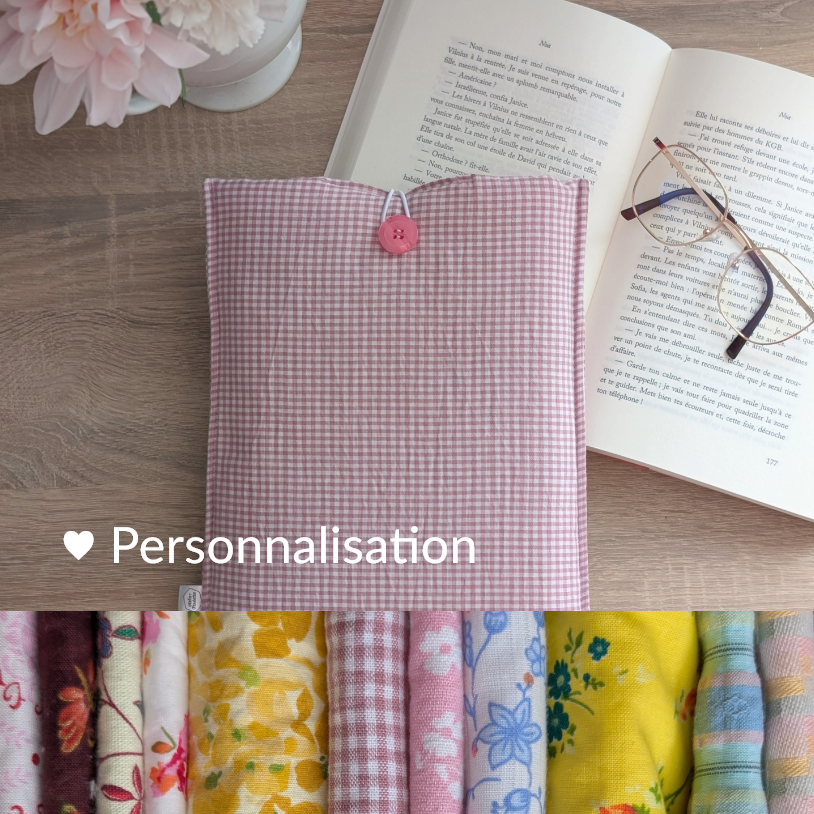 Personnalisation - Pochette à livre broché